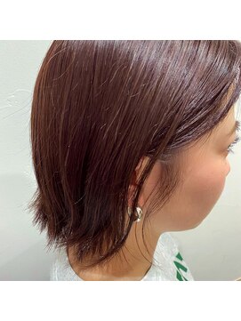 ノーム 横浜(NORM) ブリーチなしピンクブラウン