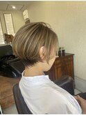 ベージュショート