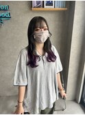 テールカラー グレーアッシュ×パープル