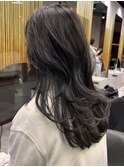 レイヤーカット ダークグレーカラー  20代30代