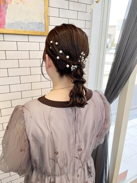 リール(THE RIRE.) *THE RIRE. お呼ばれヘア×編みおろしアレンジ*