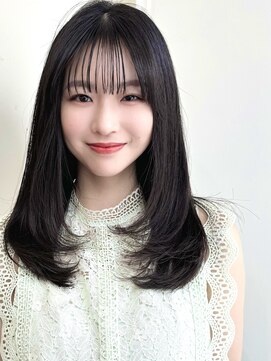 コート 表参道(Cote) Cote 美髪/ブルーブラック/セミディ//カットレイヤー