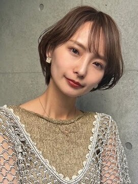 ランデブー 大宮(Rende-Zvous) 黒髪/ボブルフ/ネビージュ/小顔/ワンレン/大宮/髪質改善/前髪