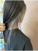 インナーカラー シルバー