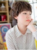 小顔前下がり韓国風束感ショートマッシュh3戸頭20代30代40代