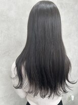 ルノン(LUNON)&nbsp;アッシュグレー/グレージュ/ダブルカラー/ケアブリーチ