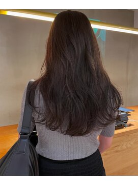 ローレン(LOREN) 黒髪/ボブルフ/ネビージュ/小顔/ワンレン/栄/髪質改善/前髪