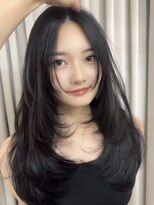 ユニ 表参道(uni) #30/黒髪/ボブルフ/ネビージュ/小顔/ワンレン/髪質改善/表参道