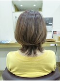 切りっぱなしボブ/肩上ボブ/髪質改善トリートメント