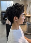 スパイキーショート/メンズパーマ/ピンパーマ/千葉駅/保立大翔