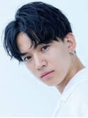 メンズ波巻きツイスパニュアンススパイラルスパイキーショート
