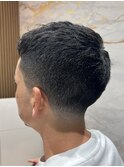 刈り上げショートビジカジ柔らかフェードラフカール