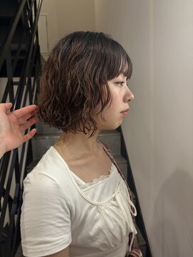 デイジードゥ(Daisy duex) 顔周りレイヤー ボブ ボブパーマ ニュアンスパーマ