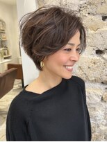 レリーキルト 岡本(RelyQuilt)&nbsp;くせ毛を活かすショート×髪質改善で艶やかに[岡本/摂津本山]