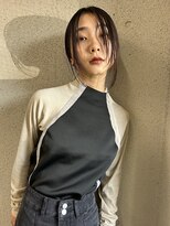 ヌークバイラヴェスト 四日市(neuk by lovest)&nbsp;顔まわりレイヤー　ストレートarrange Style