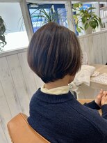 アンソル オブ リシェール(N'SOL of RICHAIR)&nbsp;ショートカット/ショートボブ/ダークブラウン/50代/60代/南越谷