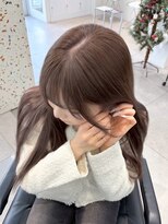 オニキス 原宿(ONYX)&nbsp;h383 ミルクティー、ブリーチなしダブルカラー、レイヤー