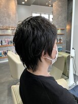 エマ ネクサス(EMA NEXUS) 【時短セット】ワックス揉むだけ!躍動感あふれるウルフショート