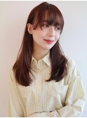 ナチュラルストレートロング