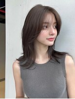 レア 銀座(Le'a)&nbsp;レイヤーカットハイレイヤー顔周りカット韓国風レイヤー髪質改善