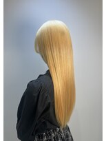 アッシュ 戸塚店(Ash)&nbsp;【戸塚】ハイトーン/ハニーブロンド×髪質改善ストレートロング
