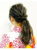 【浴衣着付♪】流行りのオススメヘアアレンジ★