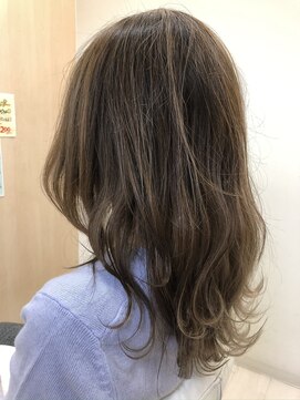 庵 ヘアー(hair) 外ハネ×ナチュラルグラデーション(永井)