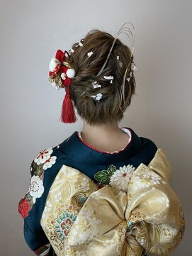 サンビャクロクジュウド(360°C) ハーフアップ