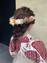 ゼスト フィーノ(ZEST fino)&nbsp;【ZEST立川 橋本姫奈】袴着付け×編み下ろしヘアセット