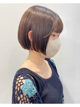 モリオフロムロンドン 松戸店(Morio from London) 【松戸 石山】ナチュラルミニボブ 前下がりボブ