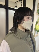 ロア ヘアーコーディネート 四条烏丸店(LoRE hair coordinate)&nbsp;黒髪×ミディアムウルフ／リオン