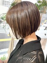 フェリア 池田(FERIA)&nbsp;ミニボブ × 透明感カット（田岡）