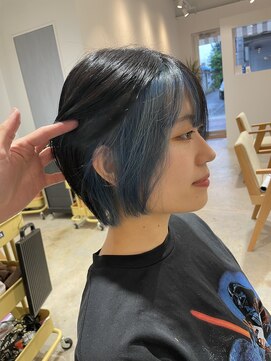 コレット 宇都宮(collet Gigi) 前髪/マチルダボブ/ピンクベージュ/インナーグレージュ/インナー