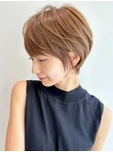 30代/40代/50代◎絶壁解消/白髪ぼかし/大人ショートボブ【湯本】