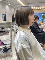 サーカス バイ ビュートリアム 青山(CIRCUS by BEAUTRIUM)&nbsp;30代　40代　ミニボブ　ボブ　ボブヘア　アレンジ　耳掛け　小顔