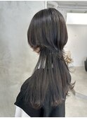 ○ロングウルフカット、クラゲウルフヘア、中性ウルフ○表参道