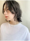 ミディアムパーマミディアムウルフパーマウルフボブウルフ13