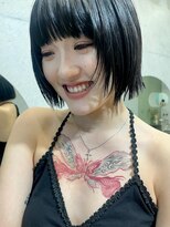 ボブカット、ぱつっとボブ