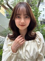 エヌアイ オモテサンドウ(ni omotesando)&nbsp;チョコレートベージュくびれヘア【肥田亜沙美】