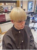 黒髪卒業！ブリーチ１回ブロンドカラー！！！