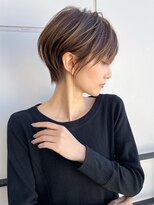 バンプ ギンザ(BUMP GINZA)&nbsp;30代、40代/丸みくびれショートボブ×白髪染めハイライト/大宮