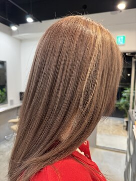 ドッグスター(dog star) ベージュブラウンケアブリーチハイトーンカラー 登戸/向ヶ丘遊園