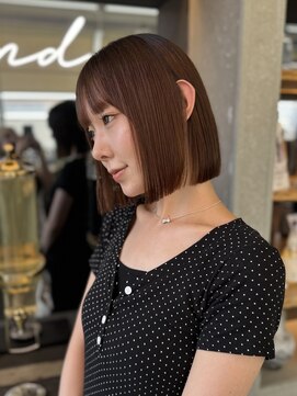 ロンド 表参道店(Lond) くびれヘア/顔周り/韓国/レイヤーカット/ショートボブ/前髪