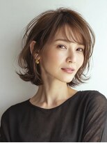 ハーツ(Heart's)&nbsp;白髪ぼかし大人ショートボブ