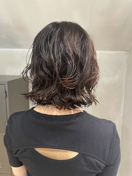 スヴニール(souvenir) ボブパーマ　外国人風パーマ　くせ毛風パーマ