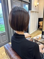 穀雨(Kokuu)&nbsp;着物ヘア/大人ガーリー/ダークアッシュ/似合わせカット/弥富