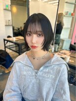 マジコ 天神(Magico) レイヤーカット/暗髪/顔周り/前髪/オリーブ/韓国/ボブレイヤー