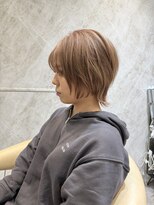 ロンドロゼ 池袋(Lond rose)&nbsp;♪ くすみベージュ/細めハイライト/ショート/白髪ぼかし/小顔/19