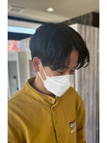 ヘアショップエヌアンドエー 久喜店(hairshop N&A)&nbsp;ナチュラルなカール感の爽やかセンターパート ニュアンスパーマ