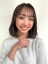 カバーヘア ブリス 上尾西口店(COVER HAIR bliss) ふんわりボブ/顔まわりレイヤーダークアッシュ小顔似合わせp上尾